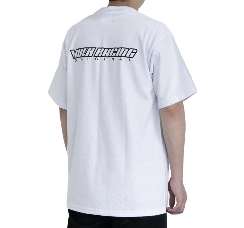 RAYS - Official T-shirt 25S VOLK RACING BK/WH