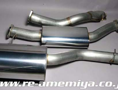 RX-7 - FD3S - End Muffler + Center Pipe - Pipe Size: 90mm - Tail Size: 101mm - M0-022036-053