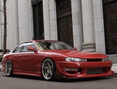 Car Make T&E - VERTEX LANG S14 SILVIA Kouki (late) Aero Parts