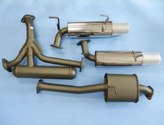 S2000 - AP1 - Pieces: 4 - Pipe Size: 60~50mm(x2) - Tail Size: 94mm(x2) - 32003-AH007