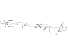 Legacy Touring Wagon - BG5 - Fujitsubo - Legalis R Exhaust System