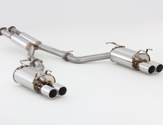 Fairlady Z - Z32 - Pieces: 3 - Pipe Size: 70.0mm - Tail Size: 94.0mm (x4) - Weight: 24.6kg - Tail Type: Round Slash - 770-15455