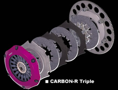 Exedy - Hyper Carbon - Carbon-R - Triple Plate Clutch
