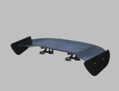Universal - Material: Black FRP - Width: 1550mm - Height: Low 80mm - BK-LOW