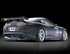Supra A80 MKIV - JZA80 - Rear Side Steps - Left & Right - Construction: FRP - Colour: Unpainted - 20512
