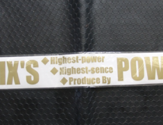  - Phoenix Power Logo Sticker L - Size: 90x10cm - Colour: Gold - 01GR
