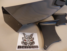 Lancer Evolution X - CZ4A - Material: Wet Carbon - Width: 1480mm - End Plate: 260mm - CZ4A Street