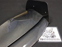 Lancer Evolution VIII - CT9A - Material: Wet Carbon - Width: 1500mm - Depth: 320mm - End Plate: Type A - End Plate: Type B - End Plate: Type C - End Plate: Type D - WC - 1500mm