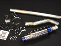 Lancer Evolution X - CZ4A - Pieces: 3 - Pipe Size: 80mm - Tail Size: 115mm - Weight: 4.4kg - 440001