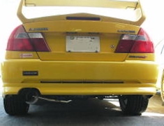 Lancer Evolution IV - CN9A - Material: Titanium - Pipe Size: 80mm - Tail Size: 115mm - Weight: 4.7kg - Tail Type: Left Exit - UL-STM-CNP9A