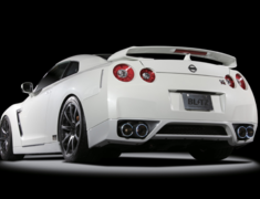 GT-R - R35 - Pieces: 2 - Pipe Size: 4x 80-70mm - Tail Size: 4x 114.3mm - 64073