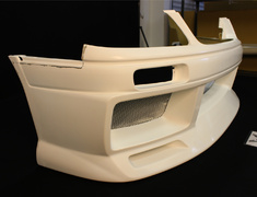 Stagea - WC34 - Construction: FRP - Front Bumper Spoiler