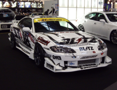 Silvia - S15 - Front bumper, Rear Bumper, Side steps - Construction: FRP - Colour: Unpainted - 3P Set