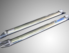 Carbing - Frame Brace Front Upper Aluminum