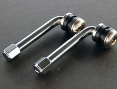  - V27C - Colour: Chrome - Shape: L-Shape - 180014