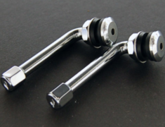  - V36C - Colour: Chrome - Shape: L-Shape - 180077