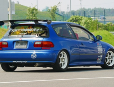 Civic - EG6 - Material: Wet Carbon - Width: 1350mm - DGW1-H3-W