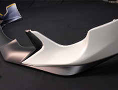  - Front Spoiler with LED Lights - Construction: PPE - Colour: White (K1X) - MS341-18004-A1