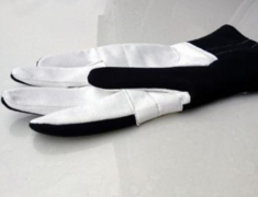 Universal - Color: Black - Size: M - Racing Gloves - Black