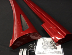 IS 350 - GSE31 - Side Steps - Construction: ABS - Colour: Red Mica Crystal Shine (3R1) - 51082-TAE30-R