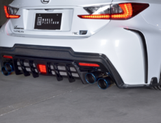 RC F - USC10 - Rear Bumper Diffuser - Construction: FRP + Carbon - 1L003P10