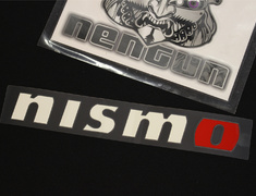 Nissan - NISMO Logo Sticker - Size: 33x270mm - Colour: White - 99992-RN225