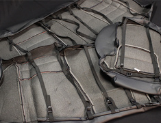 Skyline GT-R - BNR34 - Material: PVC Leather - Color: Black - Insert: Ultra Suede - Seat: Ultra Suede - 87900-RNR40