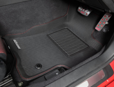 Legacy Touring Wagon - BP5 - 5 Mat Set - Can not be used with OEM or Recaro manually adjusted seats - Color: Red - BP#/BL#