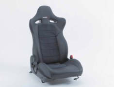 Seat Cover Front (Right) - Material: PVC Leather - Color: Black - Insert: Ultra-Suede - Thread: Black - 87910-RNR40