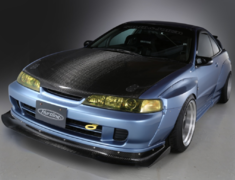 Integra Type R - DC2 - Wide Body Kit: Front Spoiler + Front Fender + Side Skirts + Rear Fenders - Construction: 12K Carbon/FRP - Colour: Unpainted - HA-H010