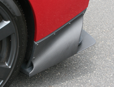 GT-R - R35 - REAR UNDER SIDE COWL - for ChargeSpeed REAR DIFFUSER with BOTTOM LINE - Construction: Carbon - Colou