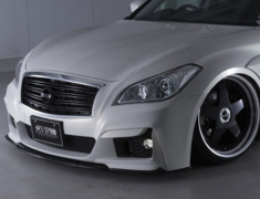 Fuga - Y51 - Front Bumper (LED fog lamp sold separately /Â 3D duct mesh included) - Construction: FRP - Colour: U