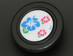  - Colour: Black - Design: Hibiscus - HB50