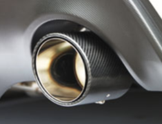 86 - ZN6 - Pieces: 2 - Pipe Size: 60.5-50.8mm - Tail Size: 2x118mm - Tail Type: Carbon - 260-23118