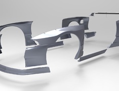  - Side Skirts - Construction: FRP - Colour: Unpainted - TRARBR32-SS