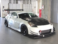 Fairlady Z - 350Z - Z33 - Front Under Cover for Garage Mak Front Bumper - Construction: Carbon - GMREV0-Z33-FUC