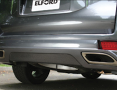 Rear Bumper Carbon Panel - Construction: Carbon - ELF-LC150E-RBCP