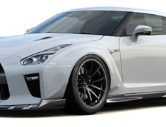 GT-R - R35 - Wide Body 3 Point Set: Front Skirt + Front Wide Fenders + Rear Wide Fenders - Construction: FRP - Colour: Unpainted - 17020254