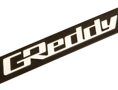 Greddy - Aluminum Emblem - Black and Silver