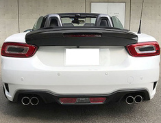 Three Hundred - Carbon Tail Lens Panel for ABARTH 124 Spider