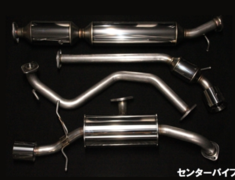 Swift Sport - ZC33S - Rear Muffler & Center Pipe - Pieces: 4 - Pipe Size: 54mm - Tail Size: 2x 100mm - EM-33S01