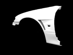 Silvia - S15 - Front Fender Set - Material: FRP - Width: +20mm - S15-FF