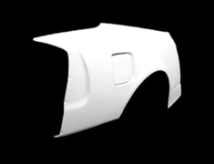 Silvia - S15 - Rear Fender Set - Material: FRP - Width: +30mm - Width: +50mm - S15-RF
