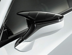 RC300h F-Sport - AVC10 - Mirror Covers - Construction: Resin (ABS) - Colour: Black (212) - MS329-00001