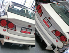 Civic Type R - FD2 - With Wing Mounting Holes - Construction: All FRP - 01002-FD2-M003W