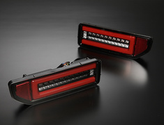 Jimny - JB64W - Color: Clear Lens, Inner Black Chrome / Red Bar - ltl-sk1800-sjy18v1-cbcr