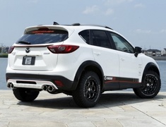 CX-5 - KE2AW - Type: Front and Rear - Width: Front: +40mm / Rear: +35mm each side - Color: Black Fender Edge Rubber - Color: Grey Fender Edge Rubber - KD-EX06002