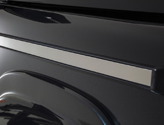 Jimny Sierra - JB74W - Side Moulding - Colour: Stainless Steel/Black - DAMD-JSLG-SM