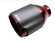  - Carbon Red Tail - Color: Carbon/Red - Diameter: 114.3mm - Pipe Diameter: 62mm - 62200