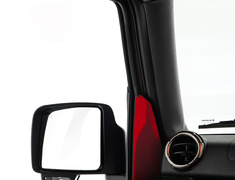 Jimny - JB64W - Triangular Pillar Trim - Color: Beige (A-2) - Color: Black (A-1) - Color: Bordeaux (A-5) - Color: Ivory (A-3) - Color: Navy (A-7) - Color: Orange (A-6) - Color: Red (A-4) - WALD-TPT